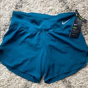 NWT Nike Women's DRI-FIT Flex Running Shorts Emerald